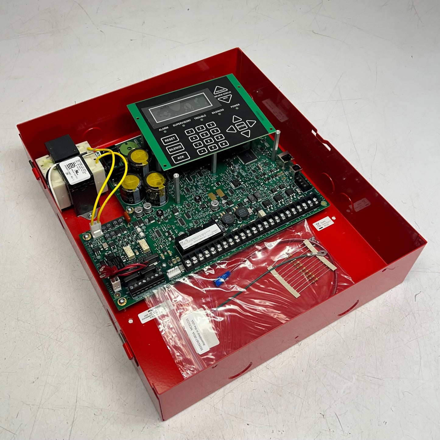 HONEYWELL Silent Knight Fire Alarm Control Panel In Cabinet 19x16x3 Red IFP-75