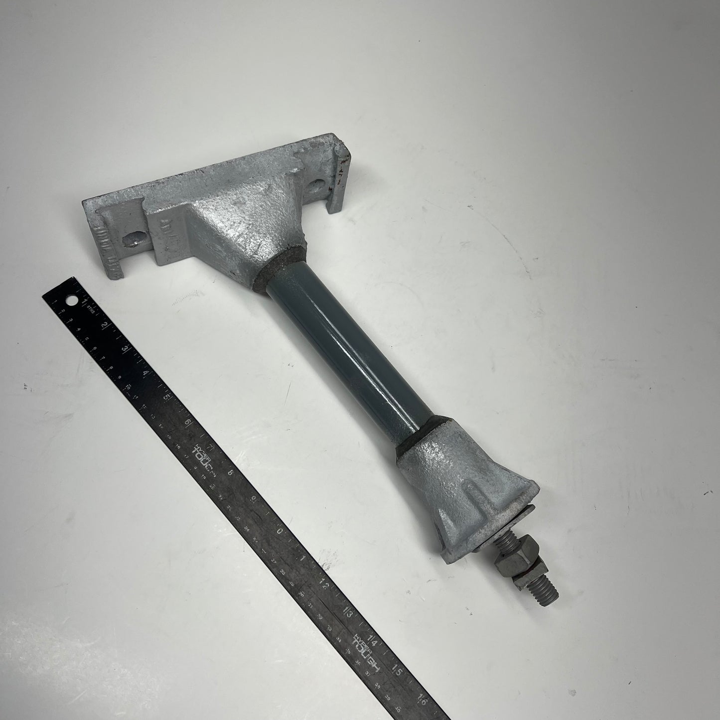 ALLIED BOLT  Fiberglass Communication Standoff Bracket Poleline 12" Silver 4869