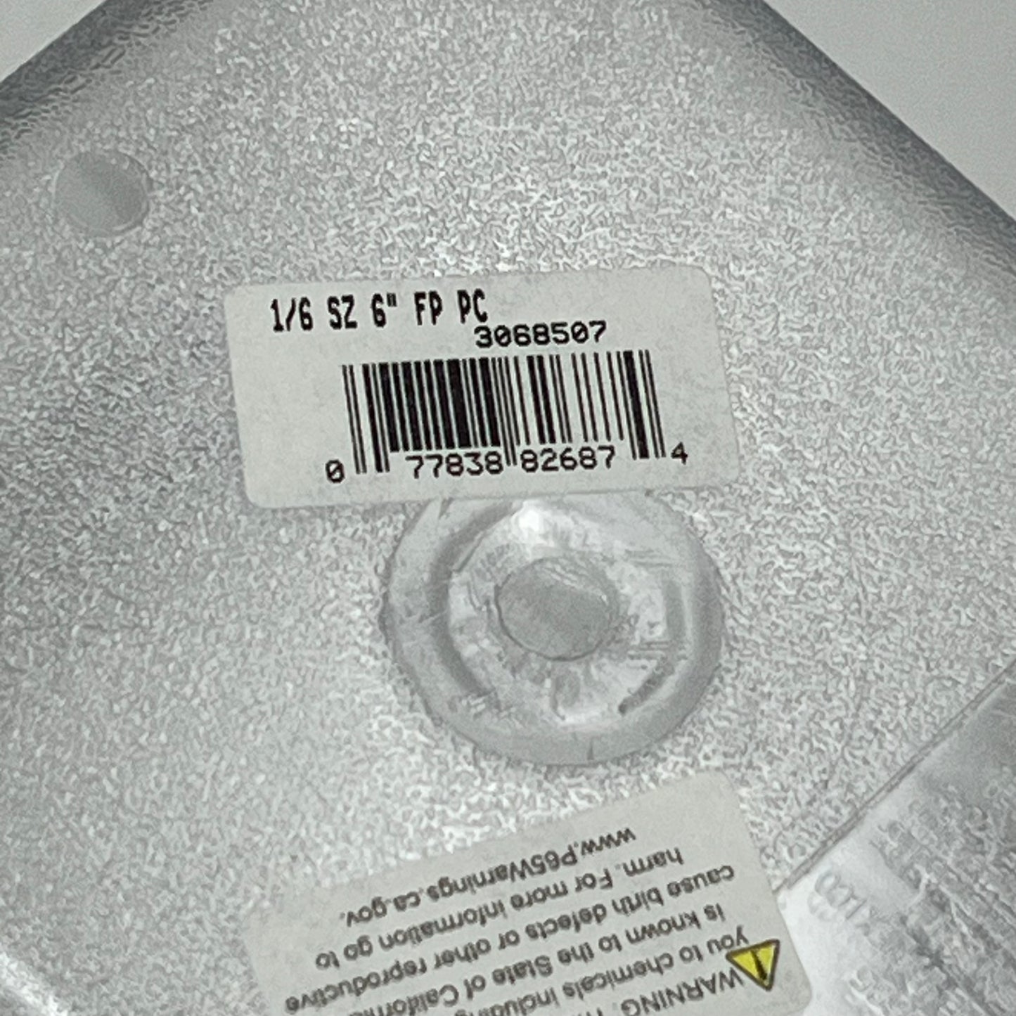 CARLISLE (6 PACK) Storplus Polycarbonate Food Pan  1/6" 6" Deep Clear 3068507