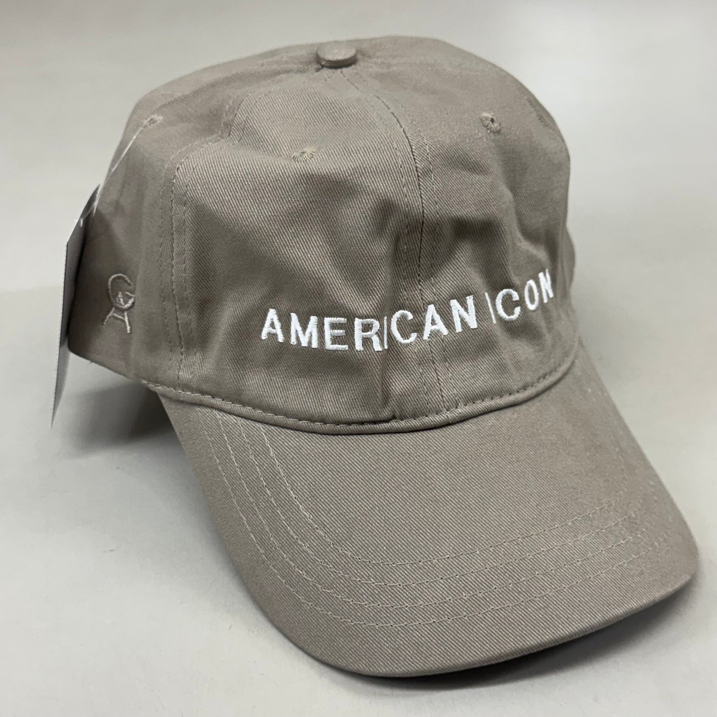 GOOD AMERICAN American Icon Low-Profile Dad Hat Khaki005