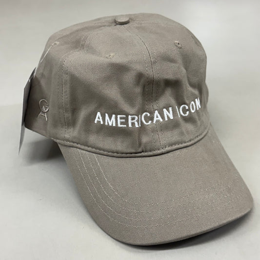 GOOD AMERICAN American Icon Low-Profile Dad Hat Khaki005