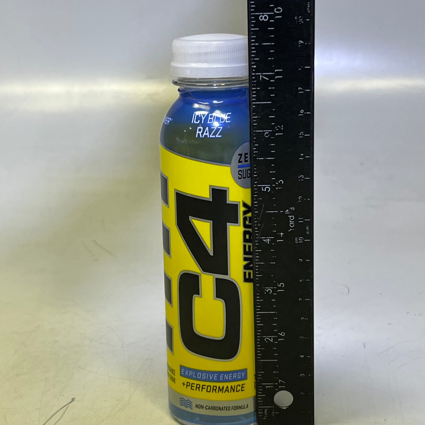 ZA@ C4 ENERGY (12 PACK) Non-Carbonated Zero Sugar Energy Drink, Icy Blue Razz 12 fl oz BB 09/26 E