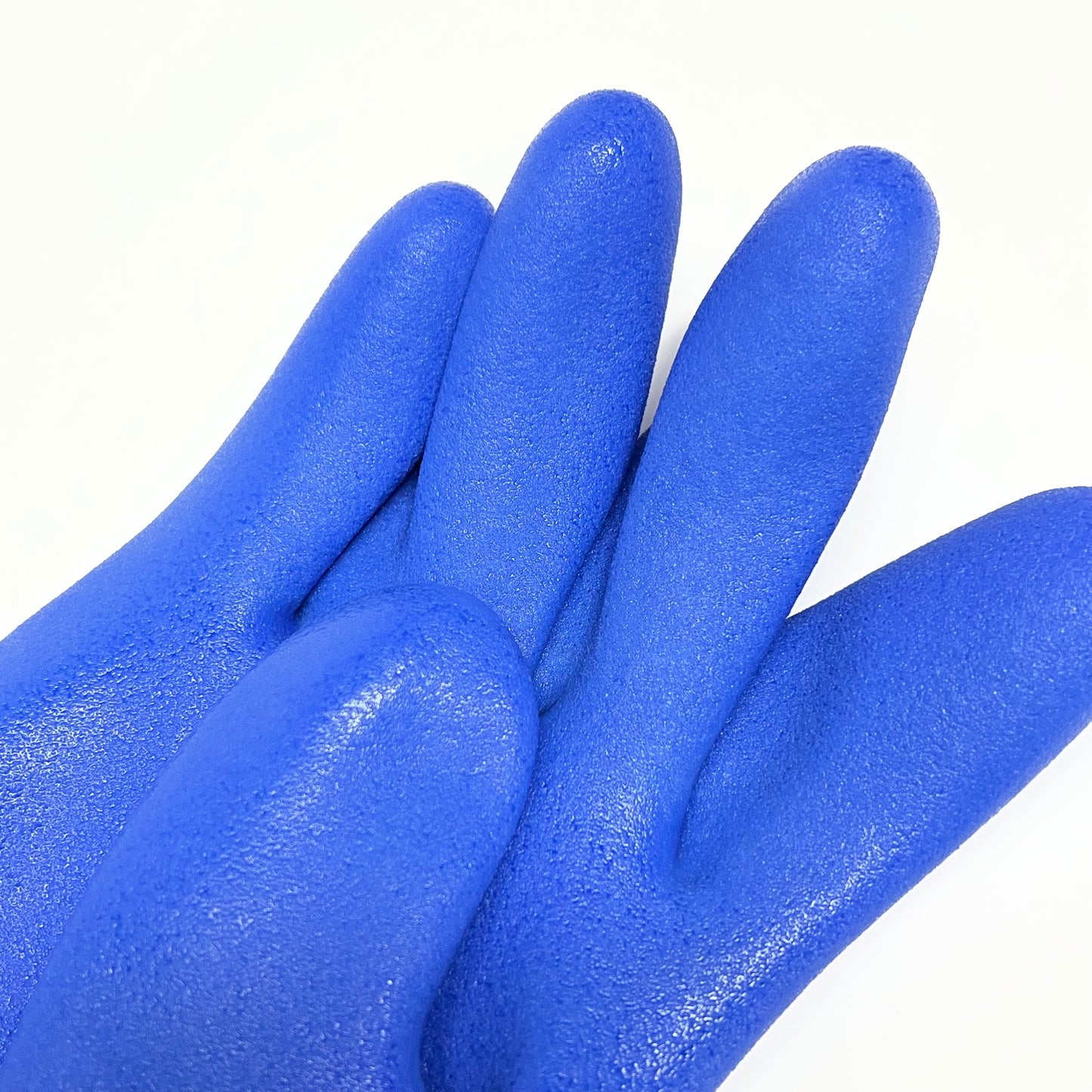 SHOWA Atlas 660 Rough Finish Triple Dipped Pvc Coating Gloves Unisex Sz XL Blue