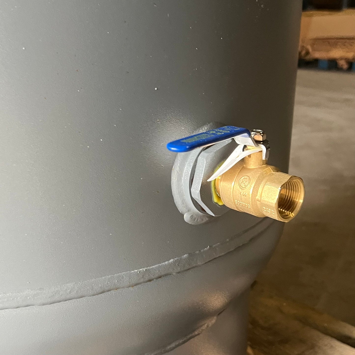ATLAS Copco Air Compressor Vertical Tank-mounted 120 Gal. 1CR10TS120V23V3IS, Grey CRS-2