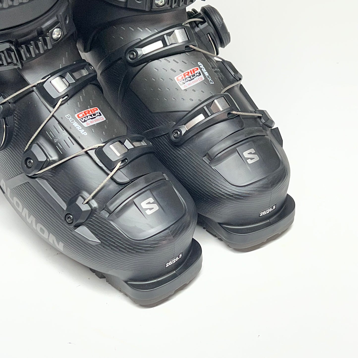 SALOMON S/pro Supra 100 Alpine Boots  Men's Sz 26 Dark Grey Mat L47709000