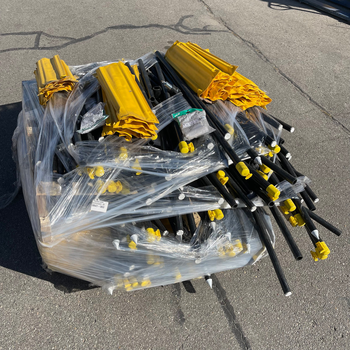 CIRCO(?) Carport/Greenhouse Parts Black & Yellow
