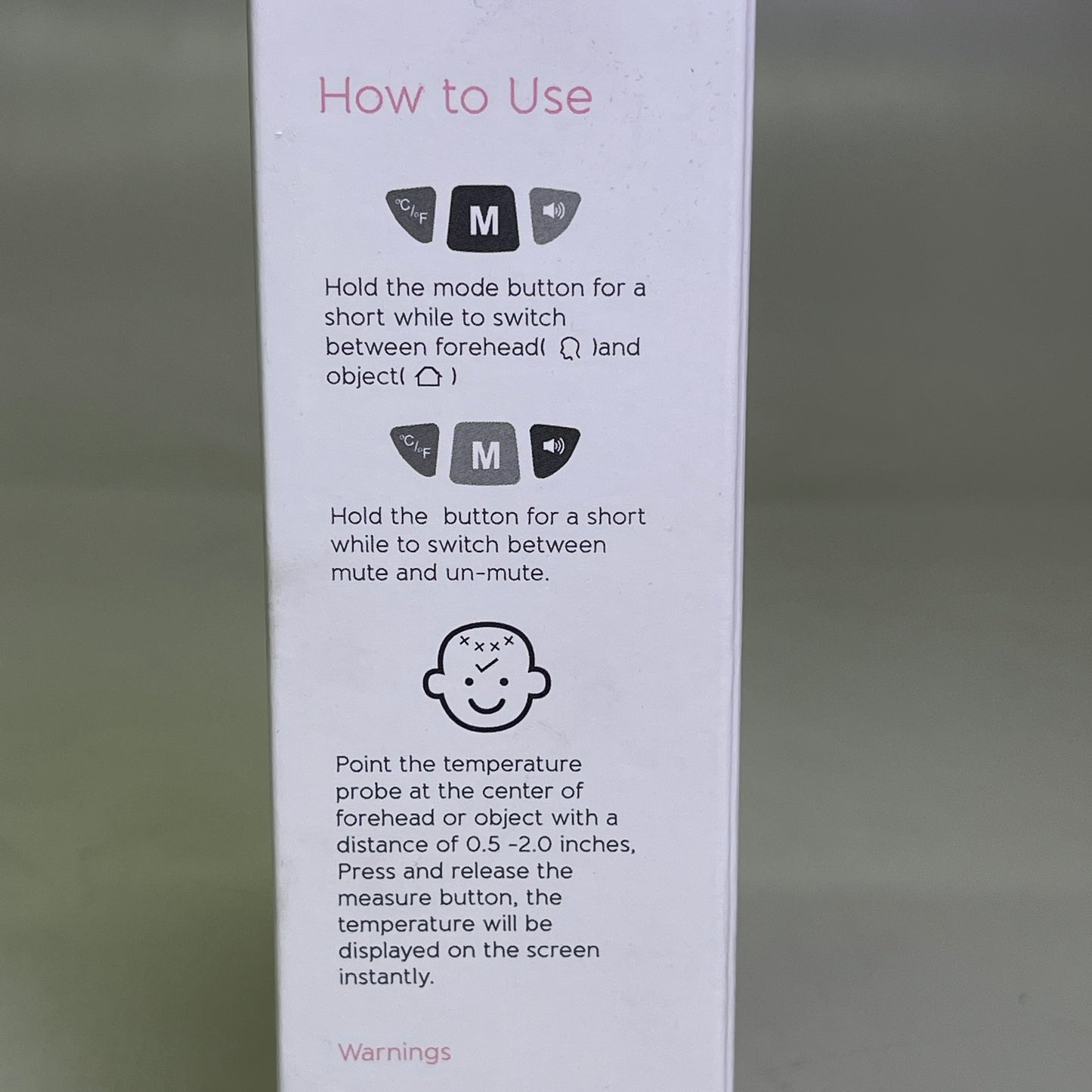 JUMPER Non-Contact Infrared Thermometer For Humans & Objects *USA SELLER* JPD-FR202