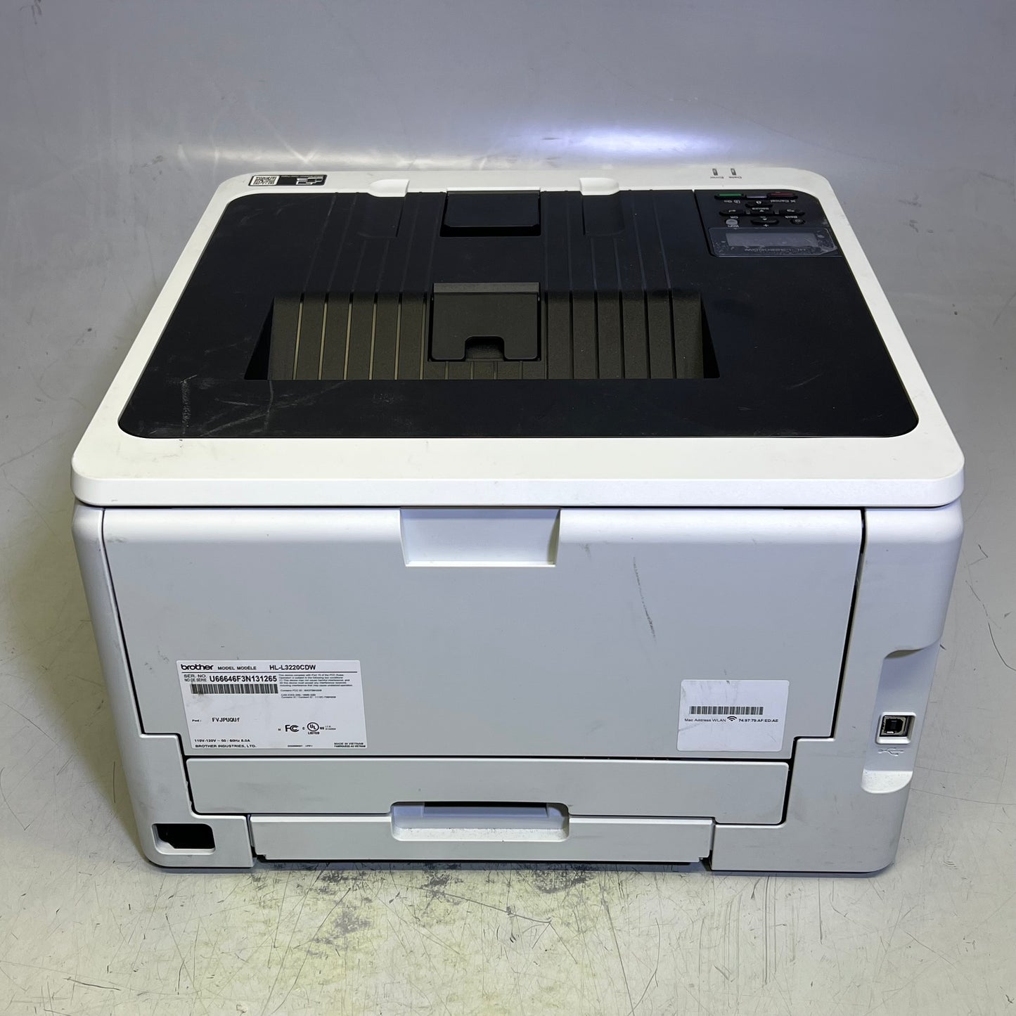 ZA@ BROHTER Wireless Color Laser Printer Single Function Print HLL3220CDW (Used)