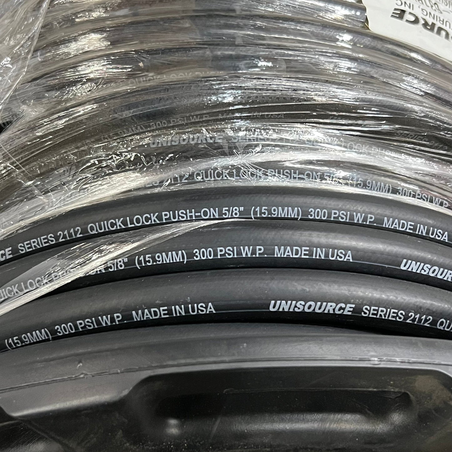 UNISOURCE Fuel/Emission Push On Rubber Hose 5/8" 300 PSI Black 678 ft. 2112-631BK