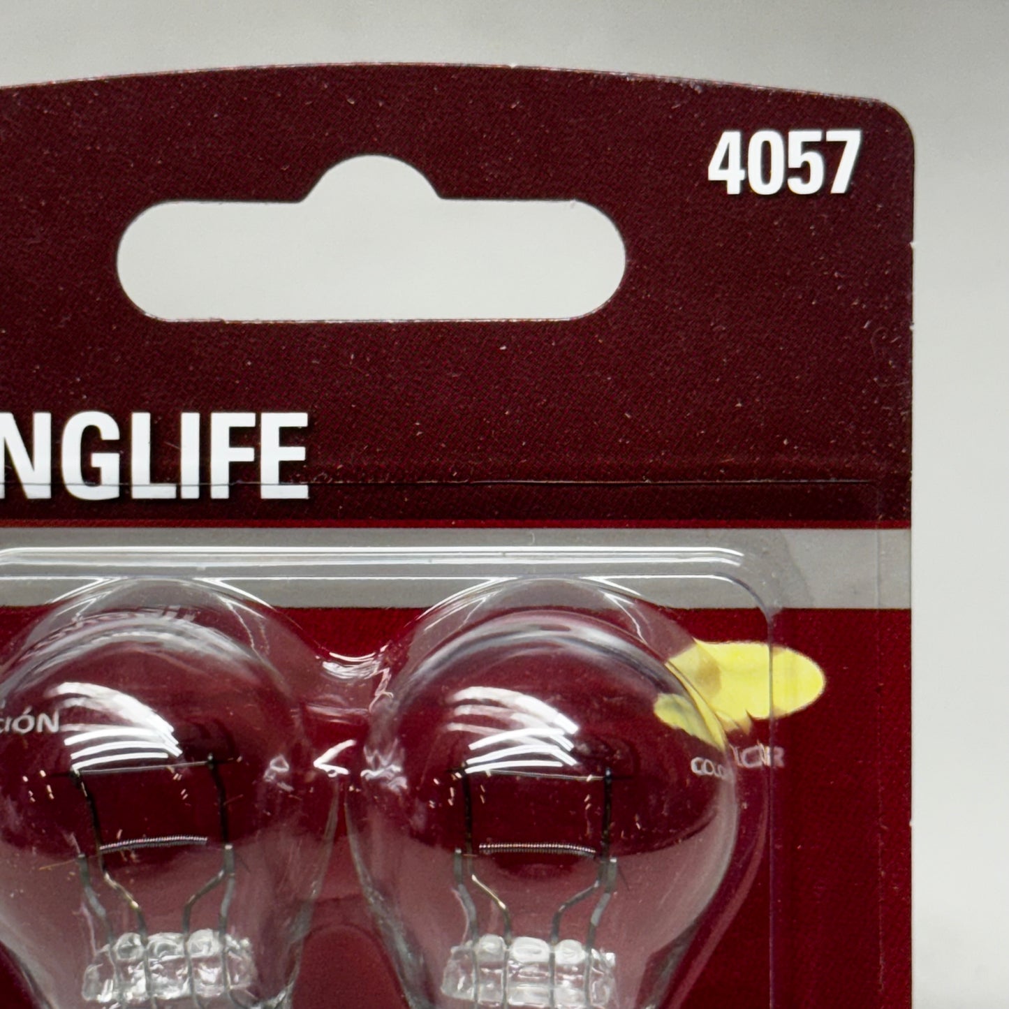 SYLVANIA (6 Bulb) Long Life Incandescent Mini Bulb 4057,Clear 4057LL.BP2