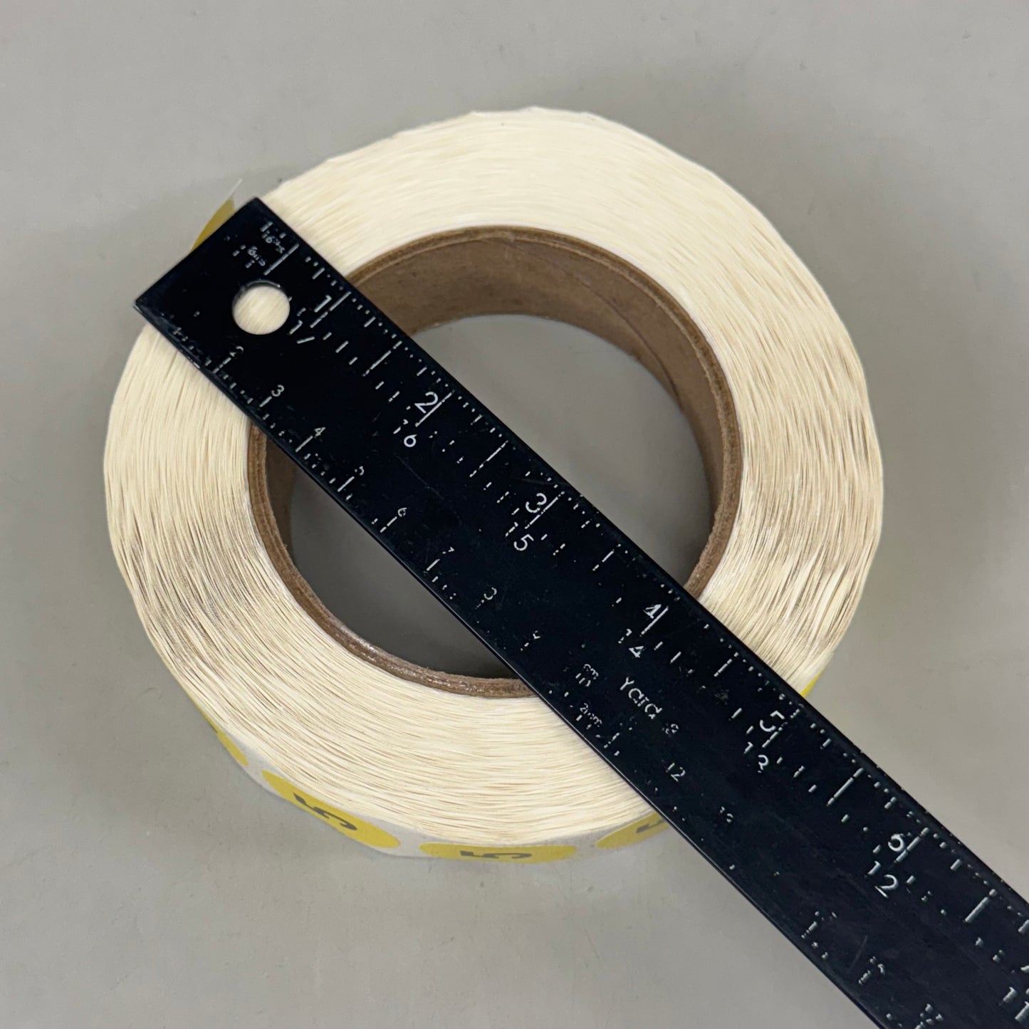 DATA IMAGING AND ASSOCIATES Role Of Circle Stickers With The Letter 5 Yellow