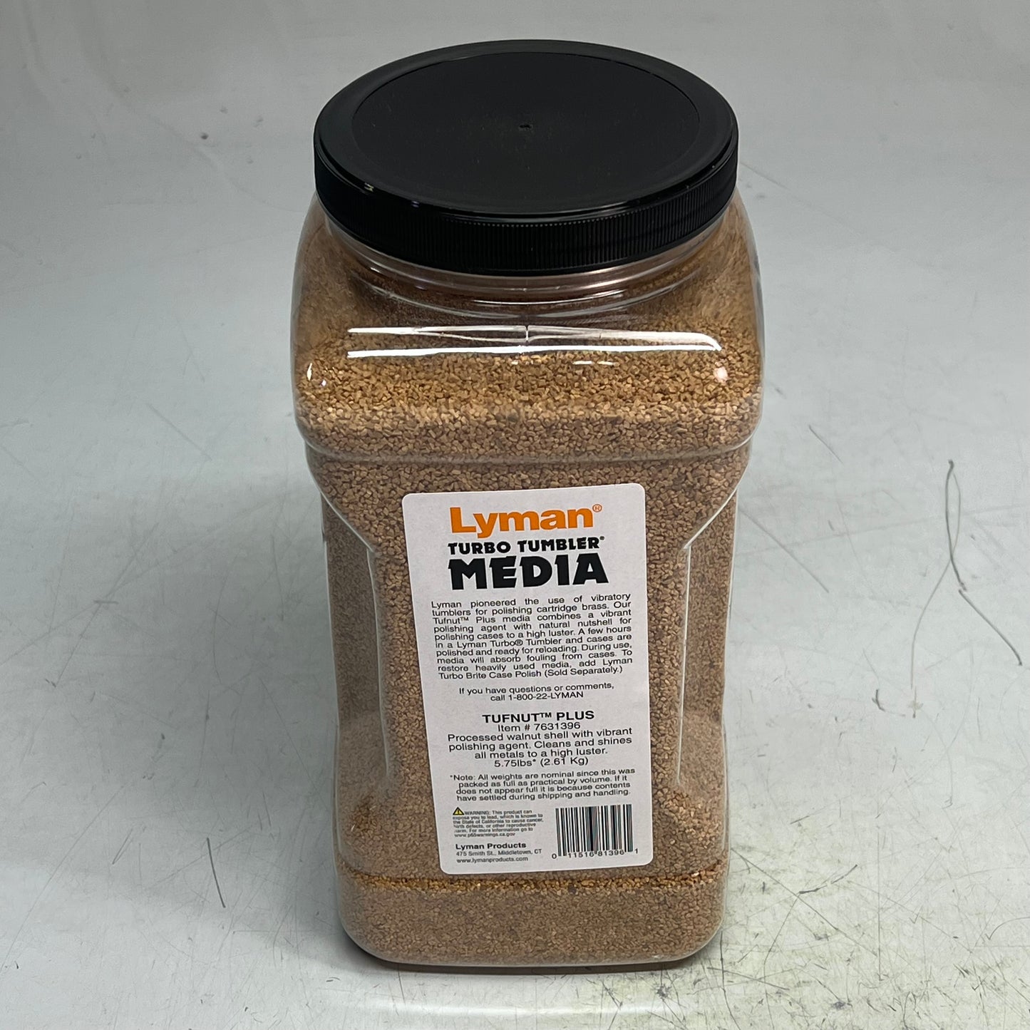 ZA@ LYMAN  Tufnut Plus Turbo Tumbler Media Shell Polishing Compound 5.75lbs 7631396