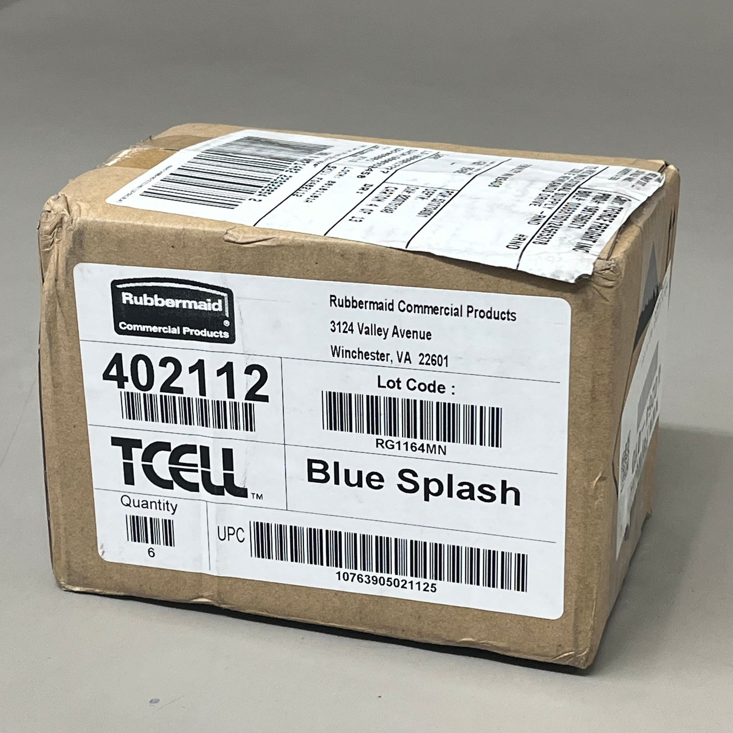 RUBBERMAID Continuous Air Freshener Cartridge - Blue Splash S-18742