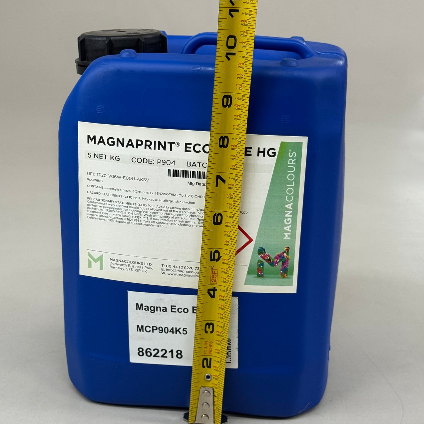 MAGNA COLOURS Magnaprint Water Based Screen Printing Ink 5 kg  Eco Blue Hg P904862218D75