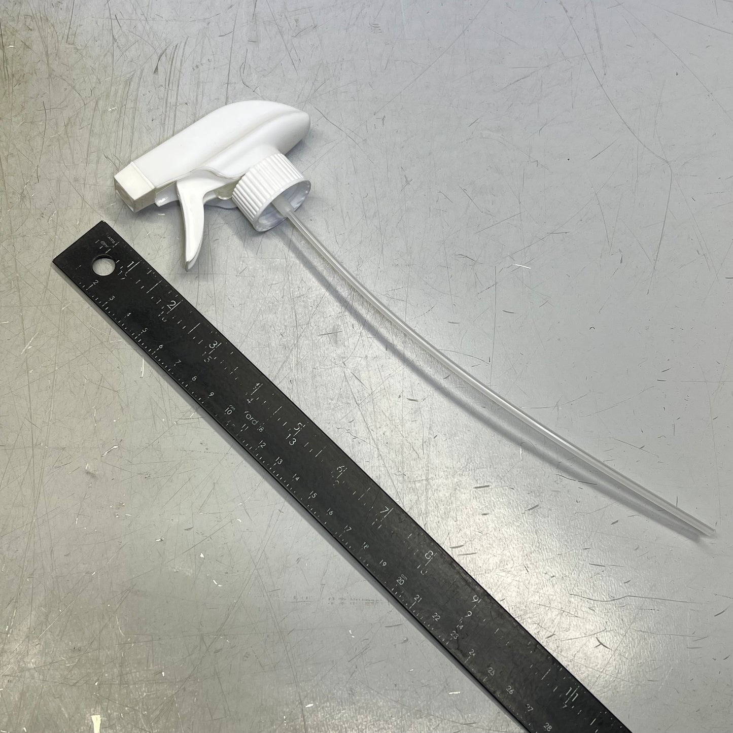 ZA@ Lot Of Plastic Stray Nozzle Bottle Lids 10" White