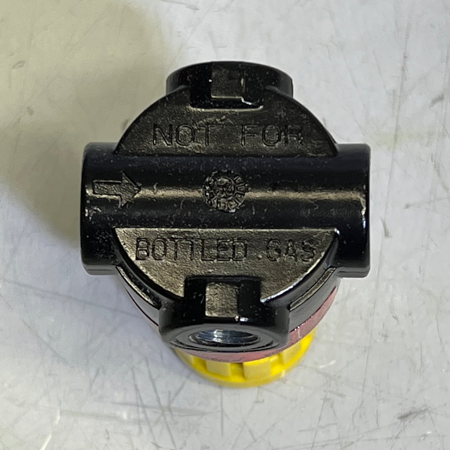 BALCRANK Air Regulator Mini W/ Gauge 1/4" NPT(F) Black/Yellow 3260-028