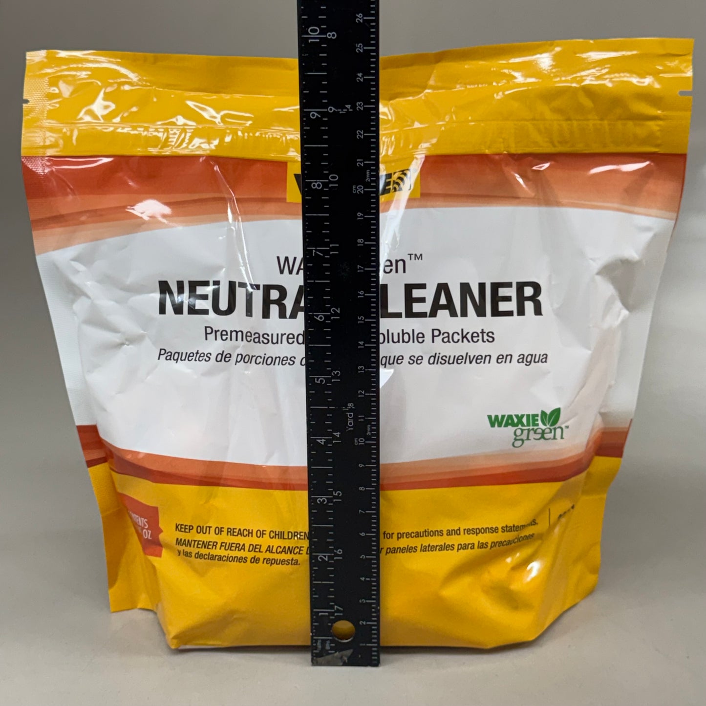 WAXIE-GREEN (2) Neutral Cleaner & Floor Conditioner and Neutralizer Pre-measured Packets