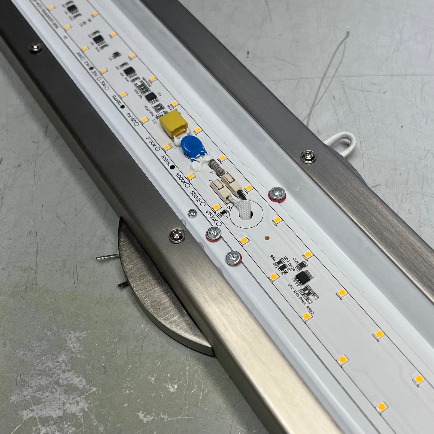 AA DECOR LED Wall Lighting Made Of Iron & White Acrylic Nickel Finish NBWL1032