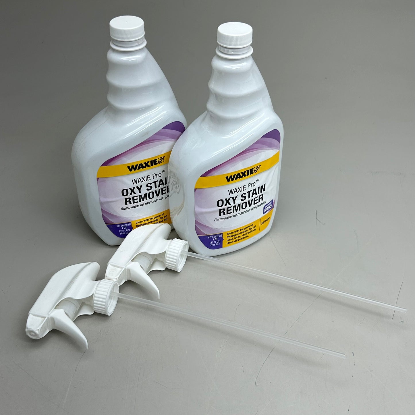 WAXIE PRO (2 Pack) Oxy Stain Remover for Pet Clean Up 32 Fl oz 1077409