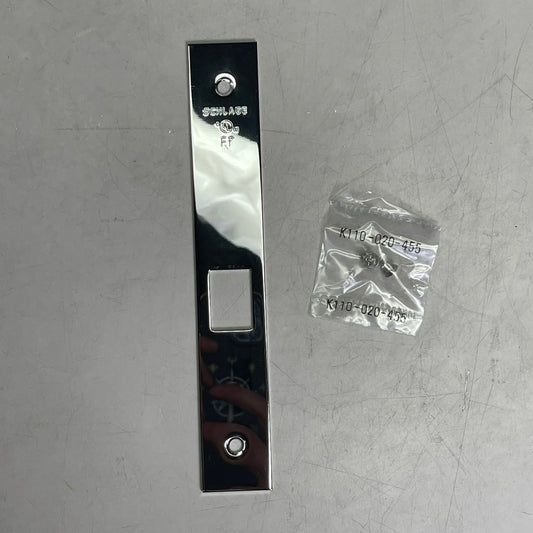 SCHLAGE Armor Front L Series 1-1/16" Wide Allegion Satin Chrome 09-668 626