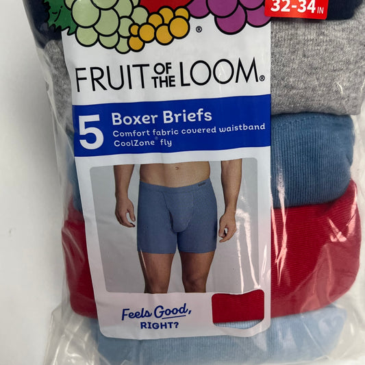 ZA@ FRUIT OF THE LOOM Comfort Fabric Covered Waistband Coolzone Fly  Men's Sz M Assorted Colors 5CBL1TG