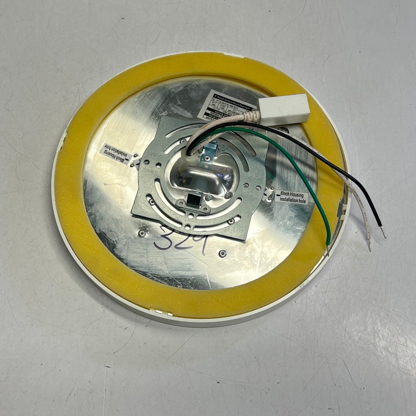 ZA@ (LOT OF 3) Lighting Fixture Parts  Teal/Brown/White