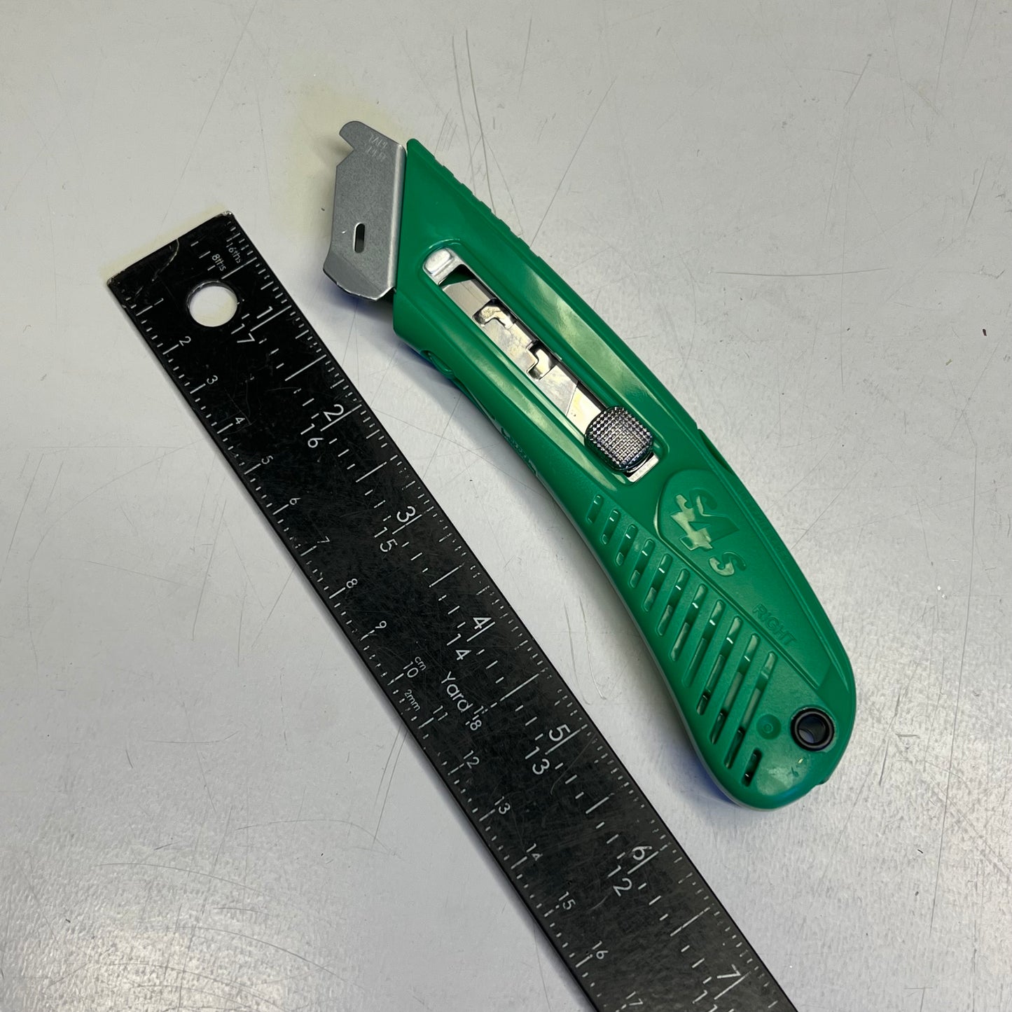 S4S  (2 PACK) Multi Purpose Springback Safety Cutter S4SBR Right Green S4SBR