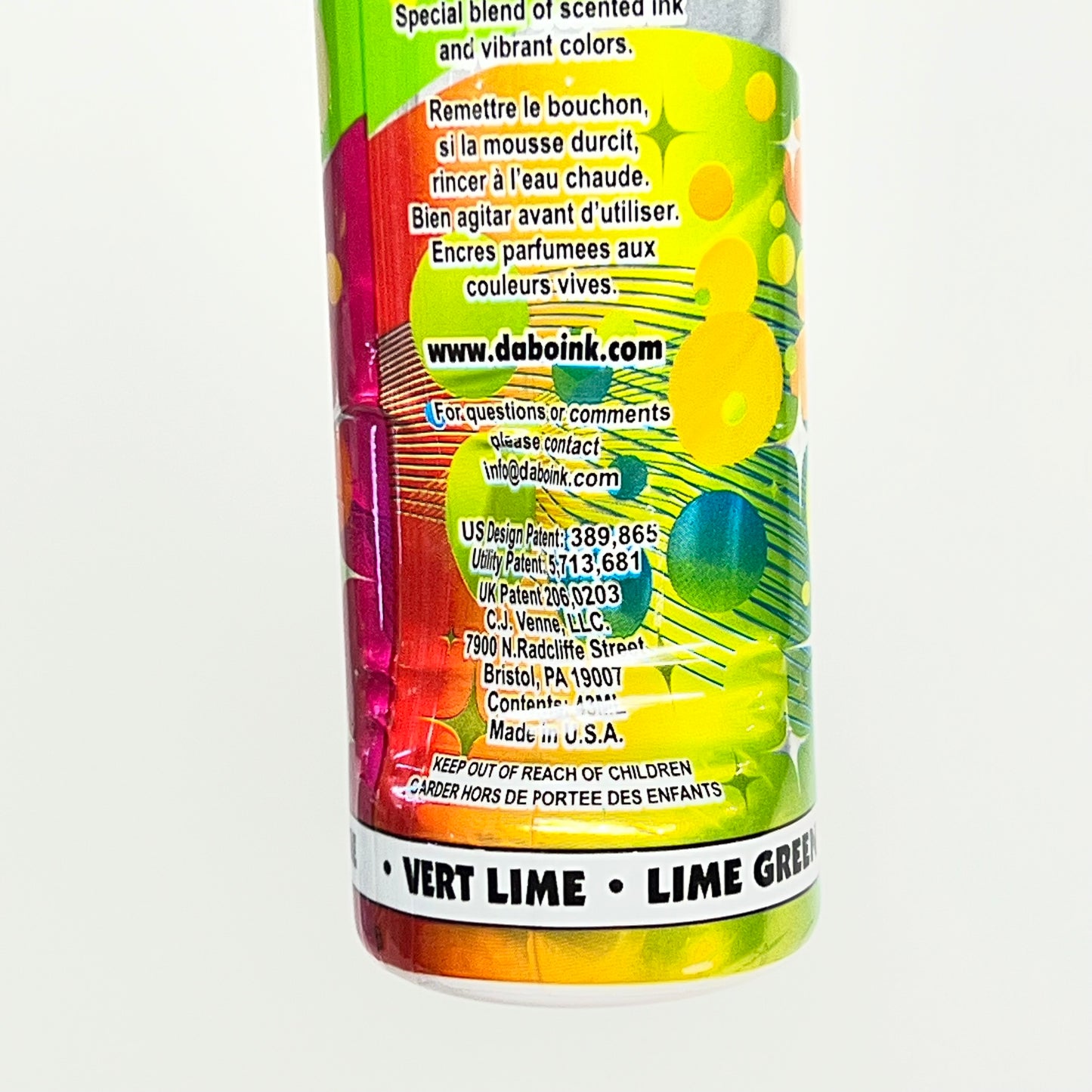 DAB O INK (12 PACK) Sunsational Bingo Marker Bright Ink 43ml/1.4 oz Lime C26