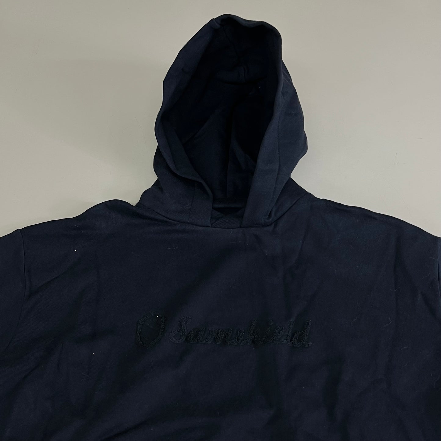 SAMSHIELD Cameron Equestrian Sweatshirt w/ Hood Men's Sz Large Navy Blue