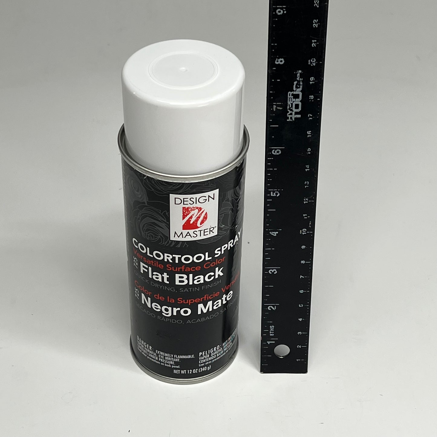 DESIGN MASTER (2 PACK) Colortool Spray Flower Surface Color 12oz Flat Black 725