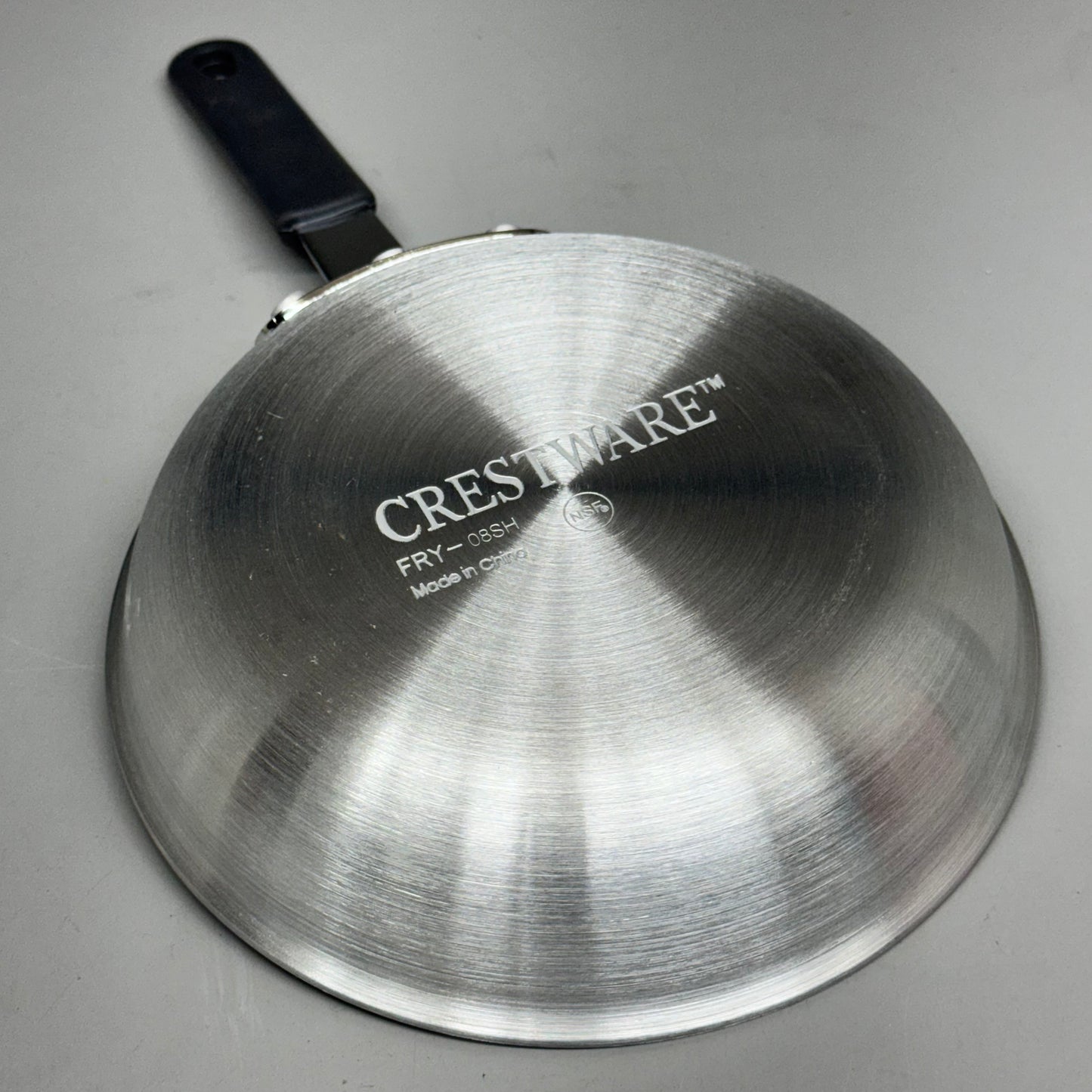 CRESTWARE 8” Heavy Duty Non-Stick Aluminum Fry Pan FRY-08SH