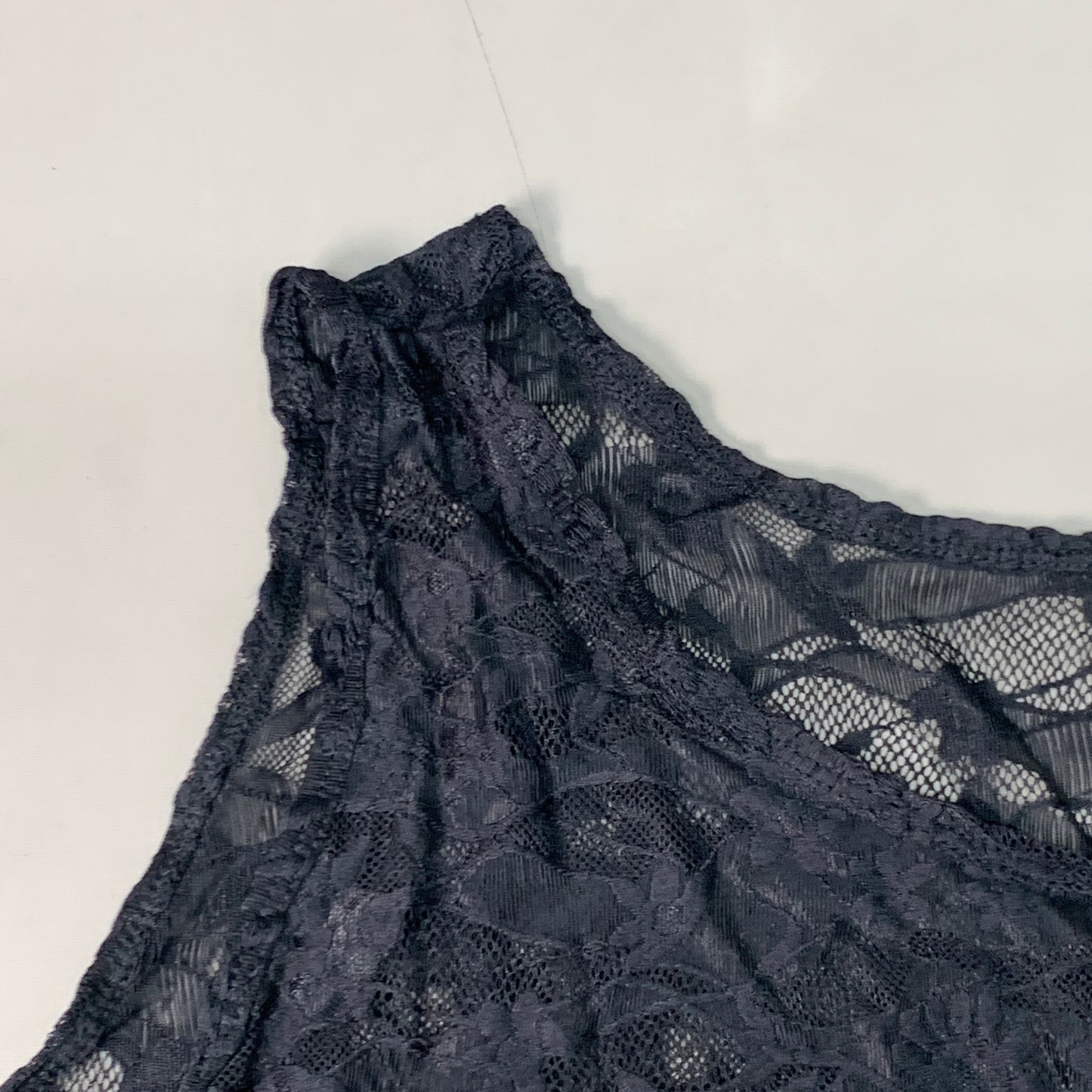 HALFTEE Full Lace Tank Nylon & Spandex Blend Floral Black 3XL (23)