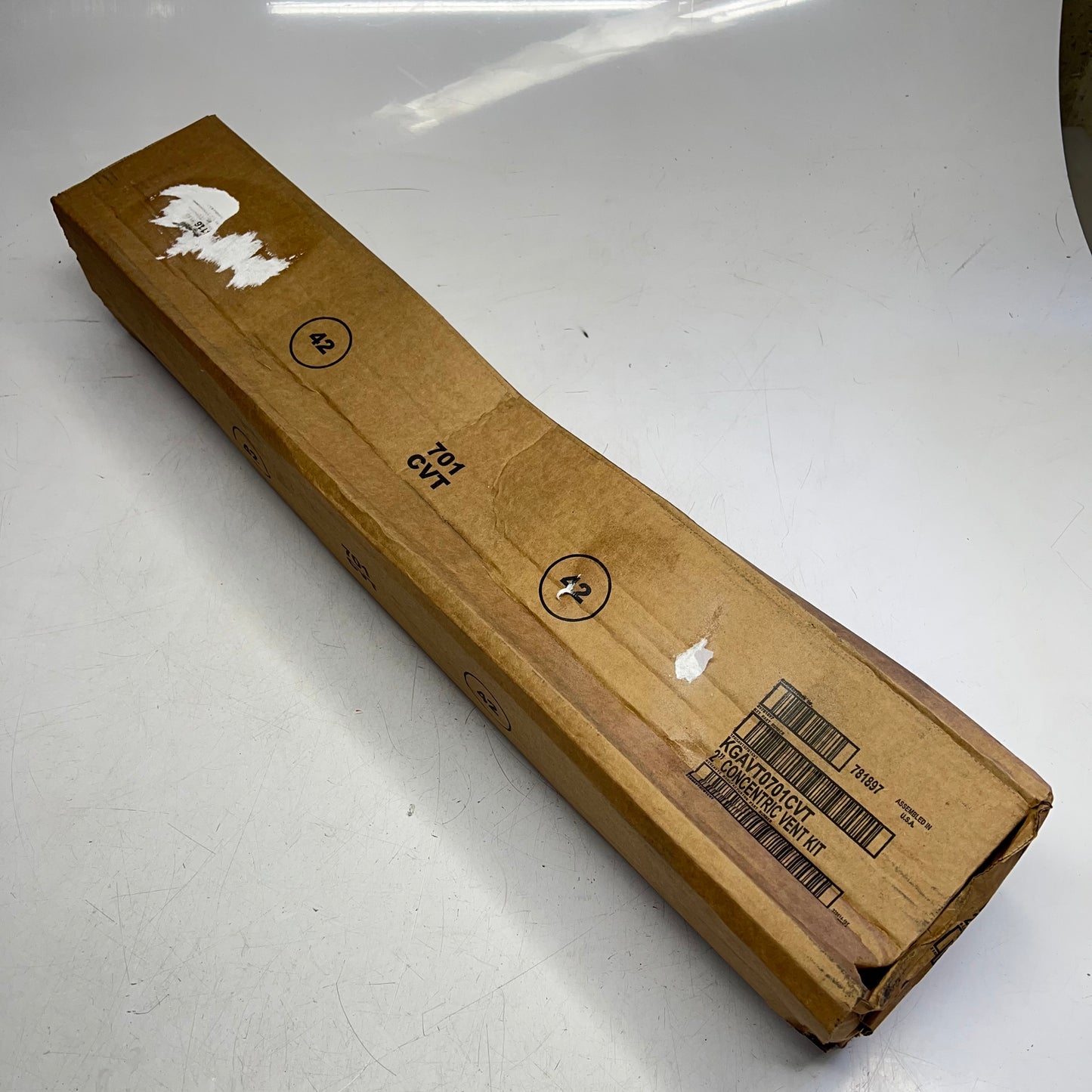 Pvc Concentric Vent Termination Kit for Single Exit for 90+%  2" KGAVT0701CVT