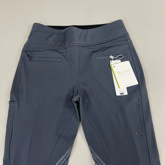 SAMSHIELD Alpha Winter Equestrian Pants Women's Sz US 26, UK 8, FR 36 Dark Shadow