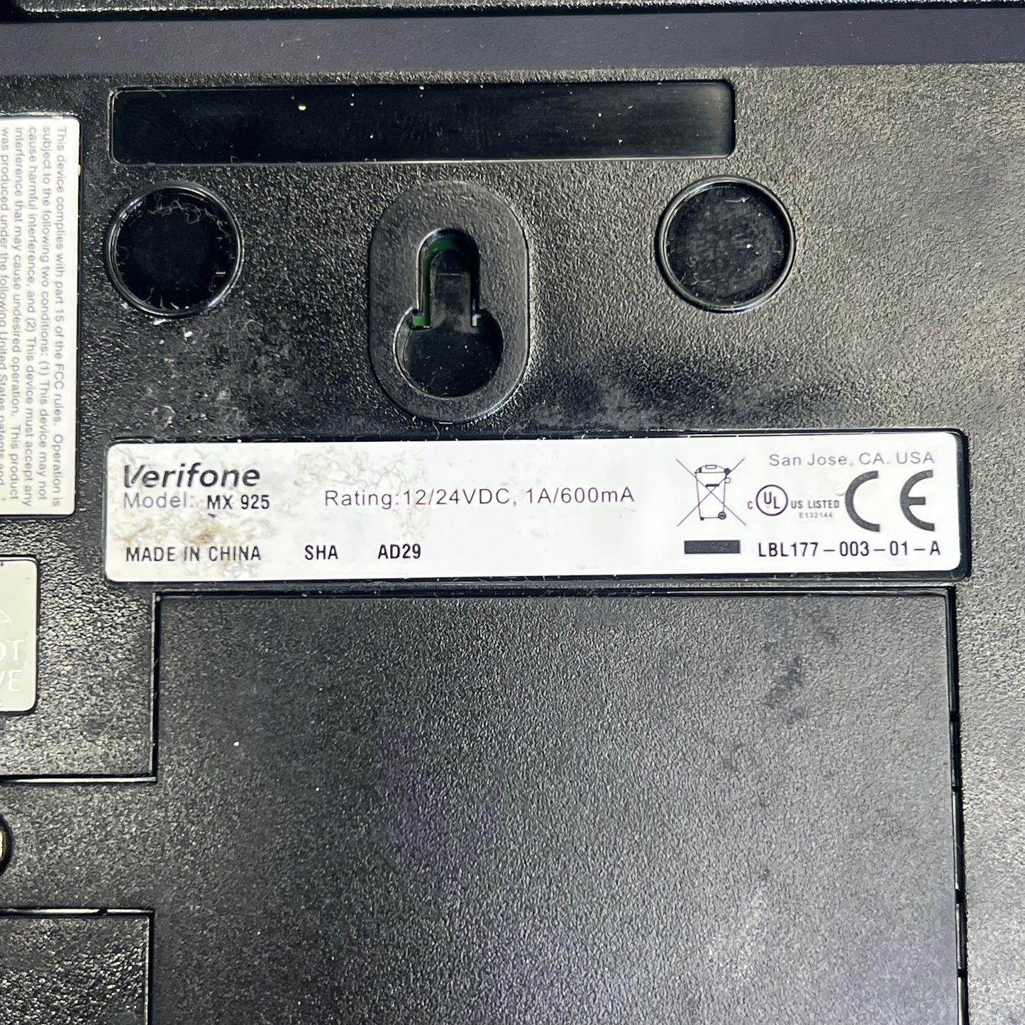 ZA@ VERIFONE (2 PACK) Credit Card Payment Terminal Pos System Black MX925 MX900-02 (Damaged Pen)