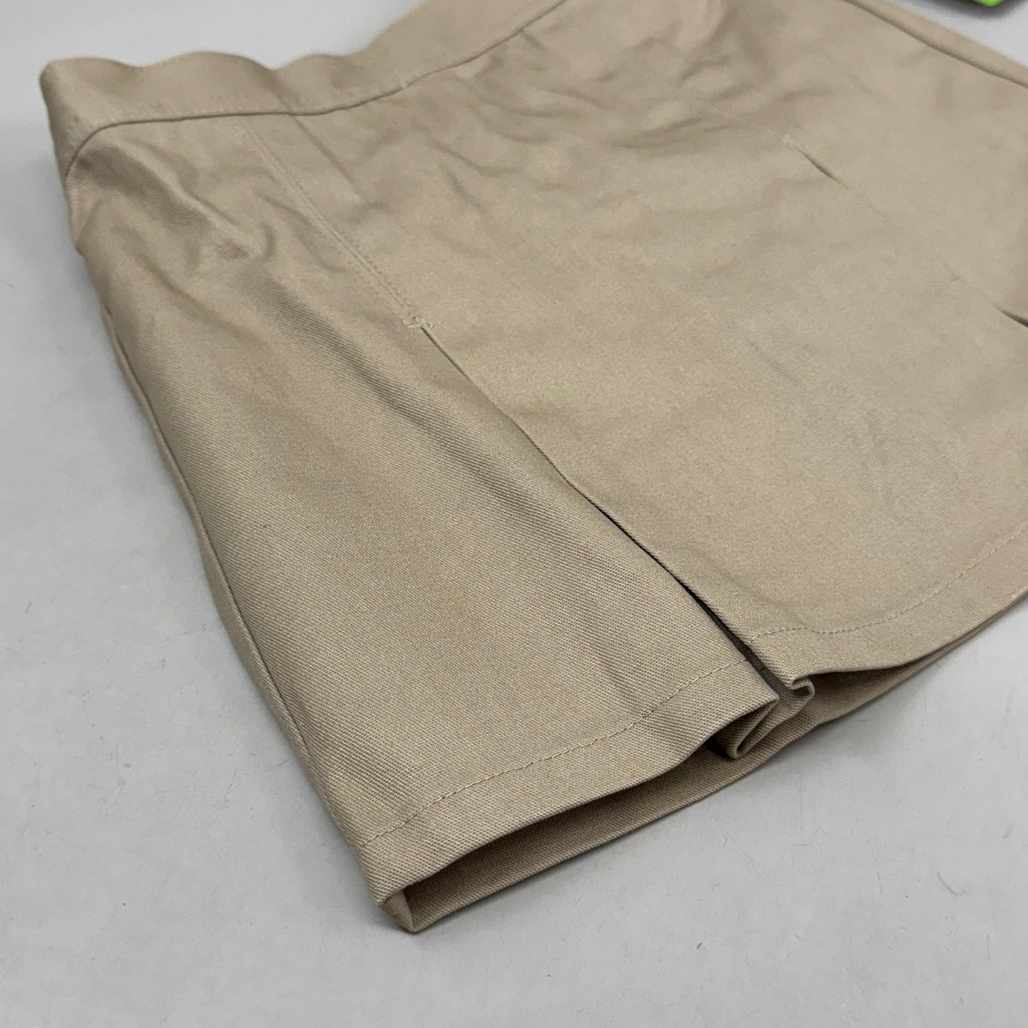 PLUSE UNIFORM (2 PACK) Girls Pleated Skirt w/ Built-in Shorts Youth Girl's Sz 6 Khaki