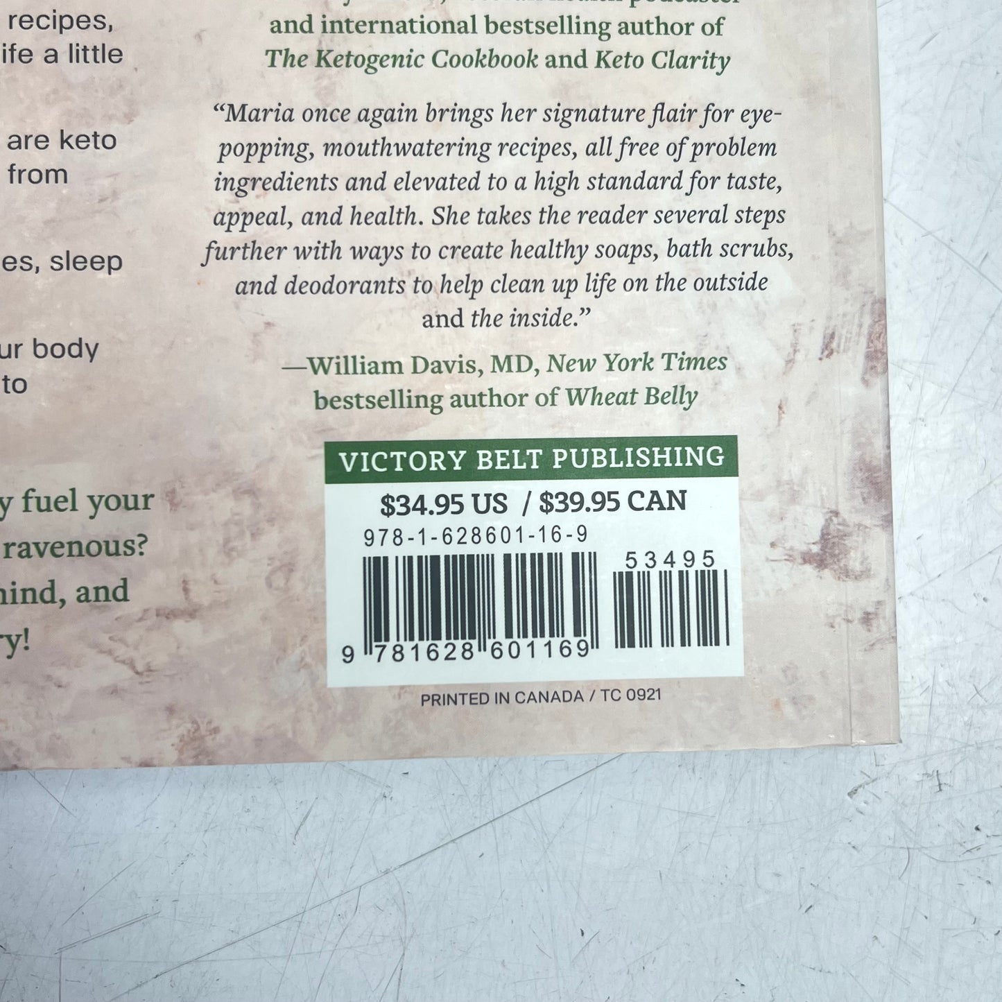 THE 30 DAY KETOGENIC CLEANSE  160 Tasty Whole Food Recipes Paperback Book