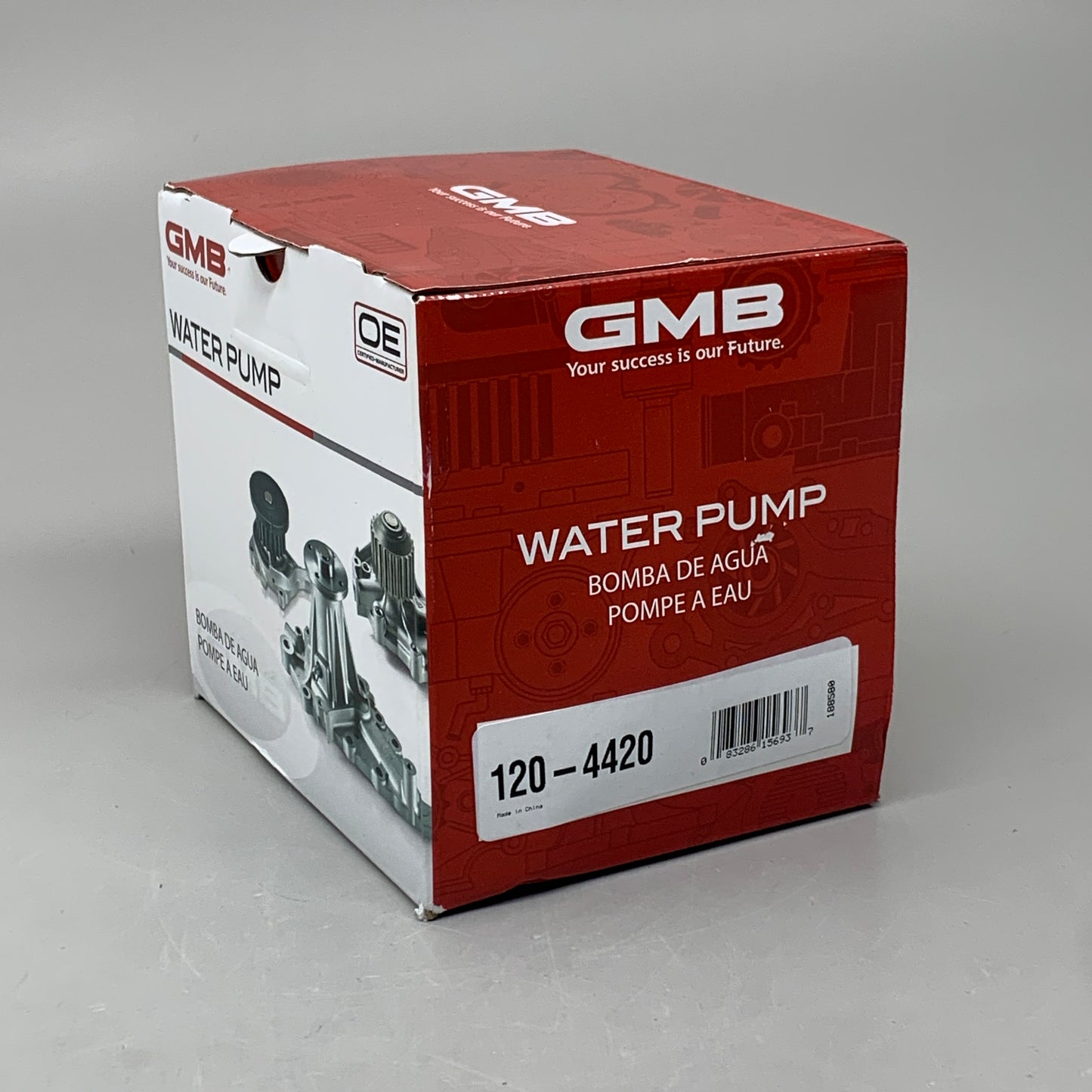 GMB Engine Water Pump for Chrysler/Dodge/Volkswagen Vehicles 188580 120-4420