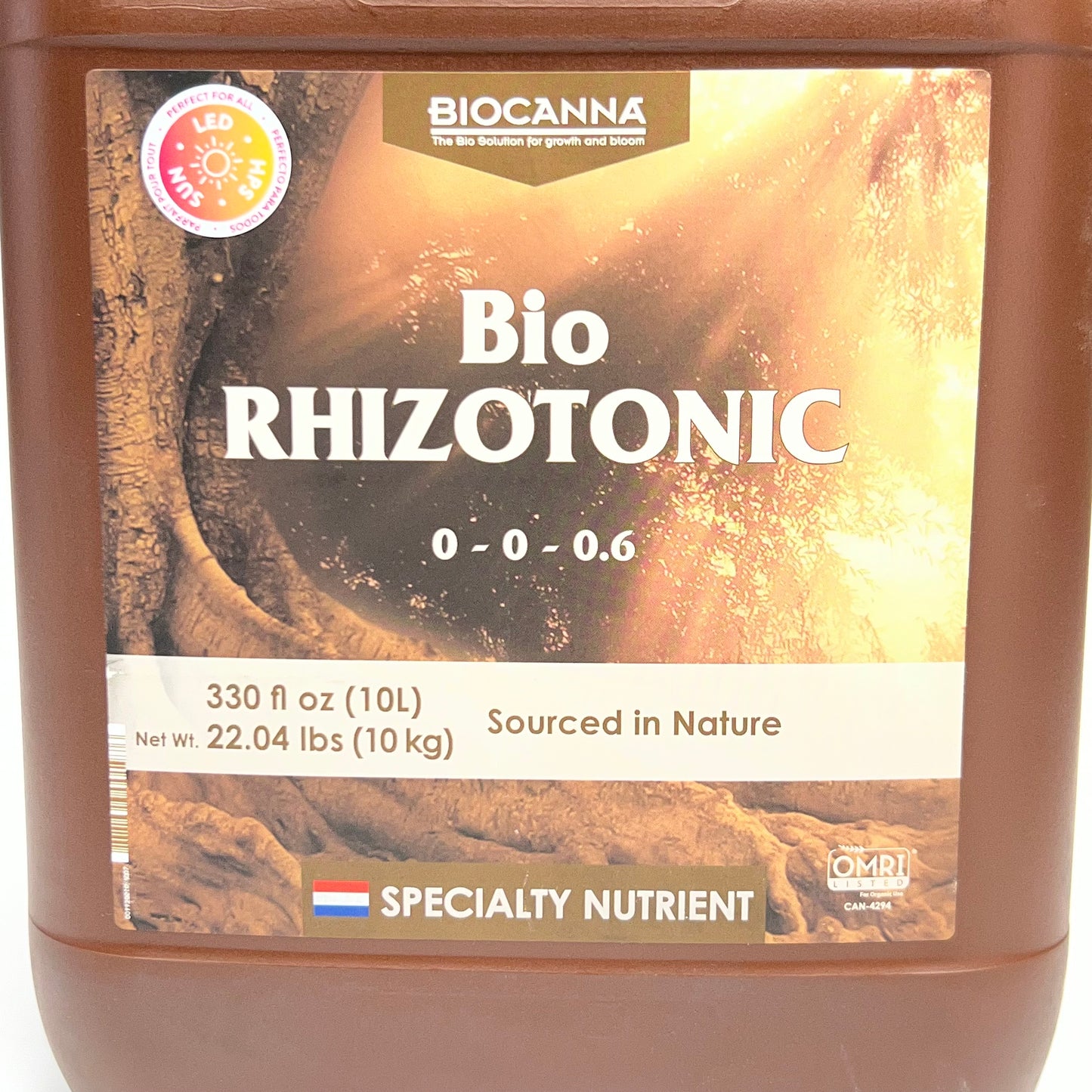 BIOCANNA Bio Rhizotonic 0-0-0.6 Organic Root Stimulator Nutrients 330 fl oz.