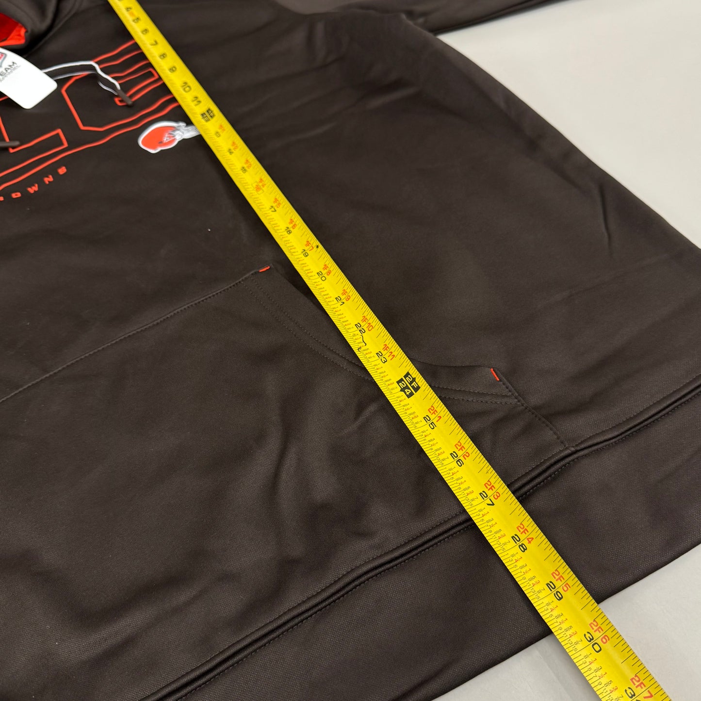 NFL Cleveland Browns Hoodie AFG North Sweatshirt Pullover XXL Brown 1802967 Football