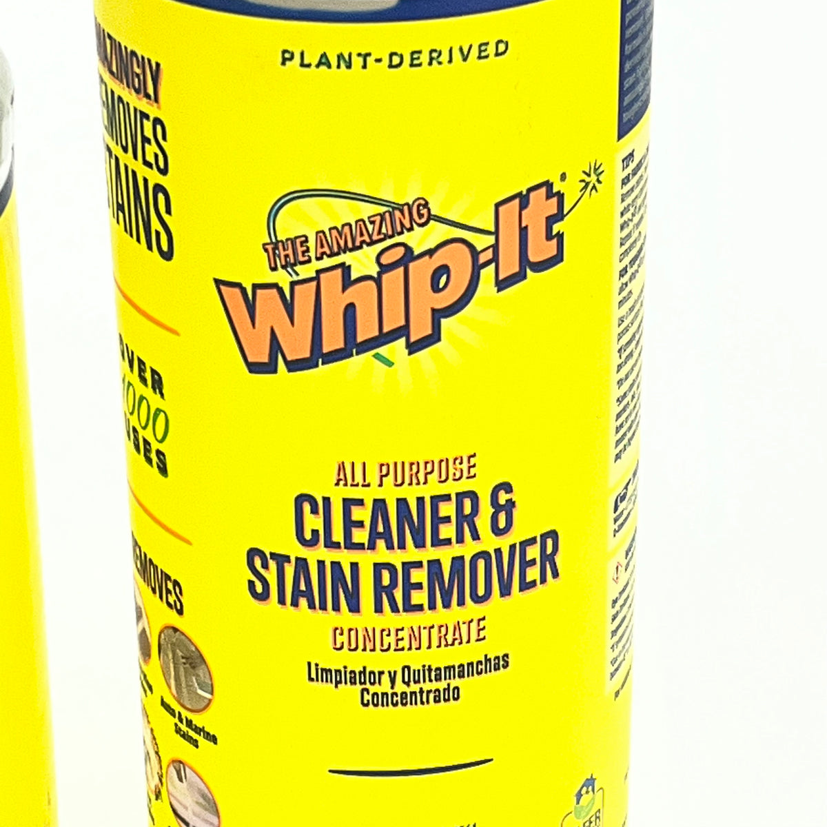 ZA@ WHIP-IT (3 PACK) All Purpose Cleaner & Stain Remover Concentrate & Pro Strength Stain Remover 32 fl oz w/ Spray Nozzle (As-Is)