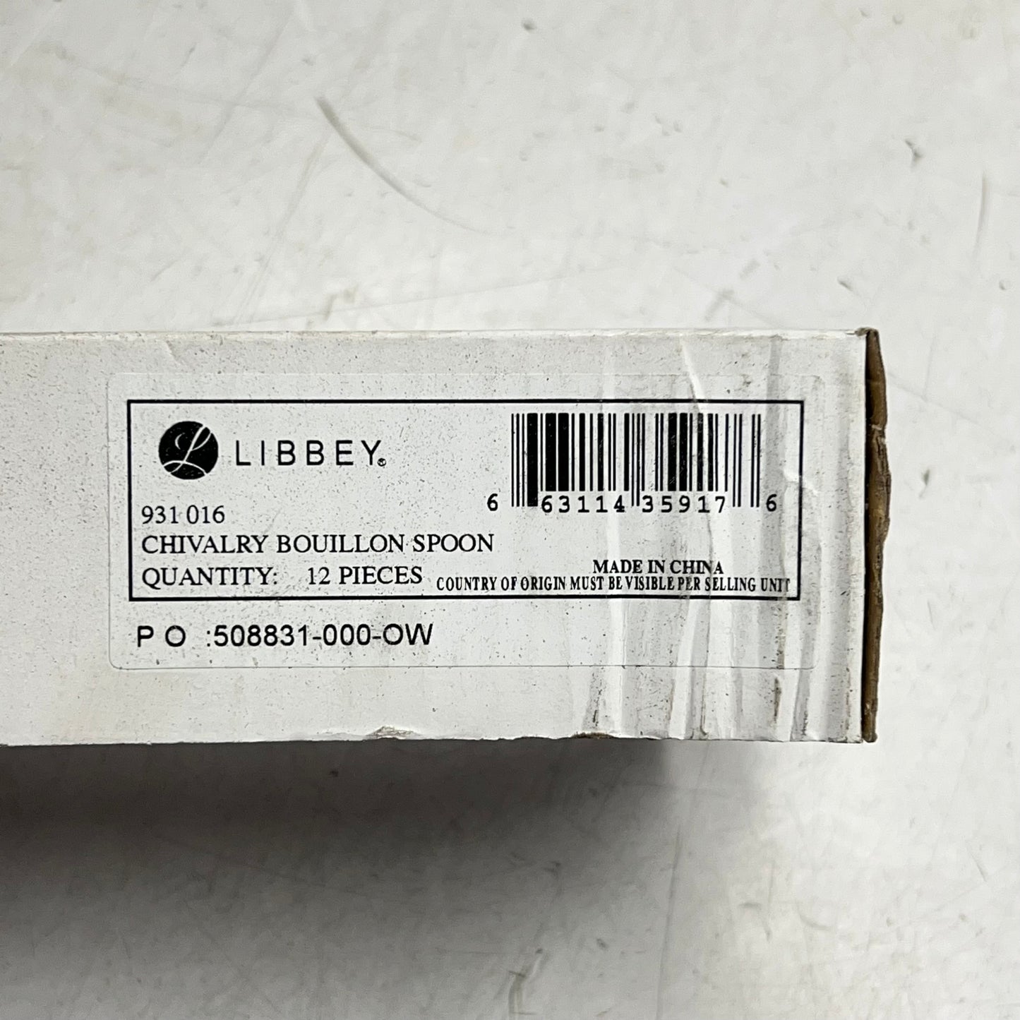 LIBBEY (12 PACK) Chivalry Bouillon Spoons 18/8 Stainless Grade 5" - 6" 931 016