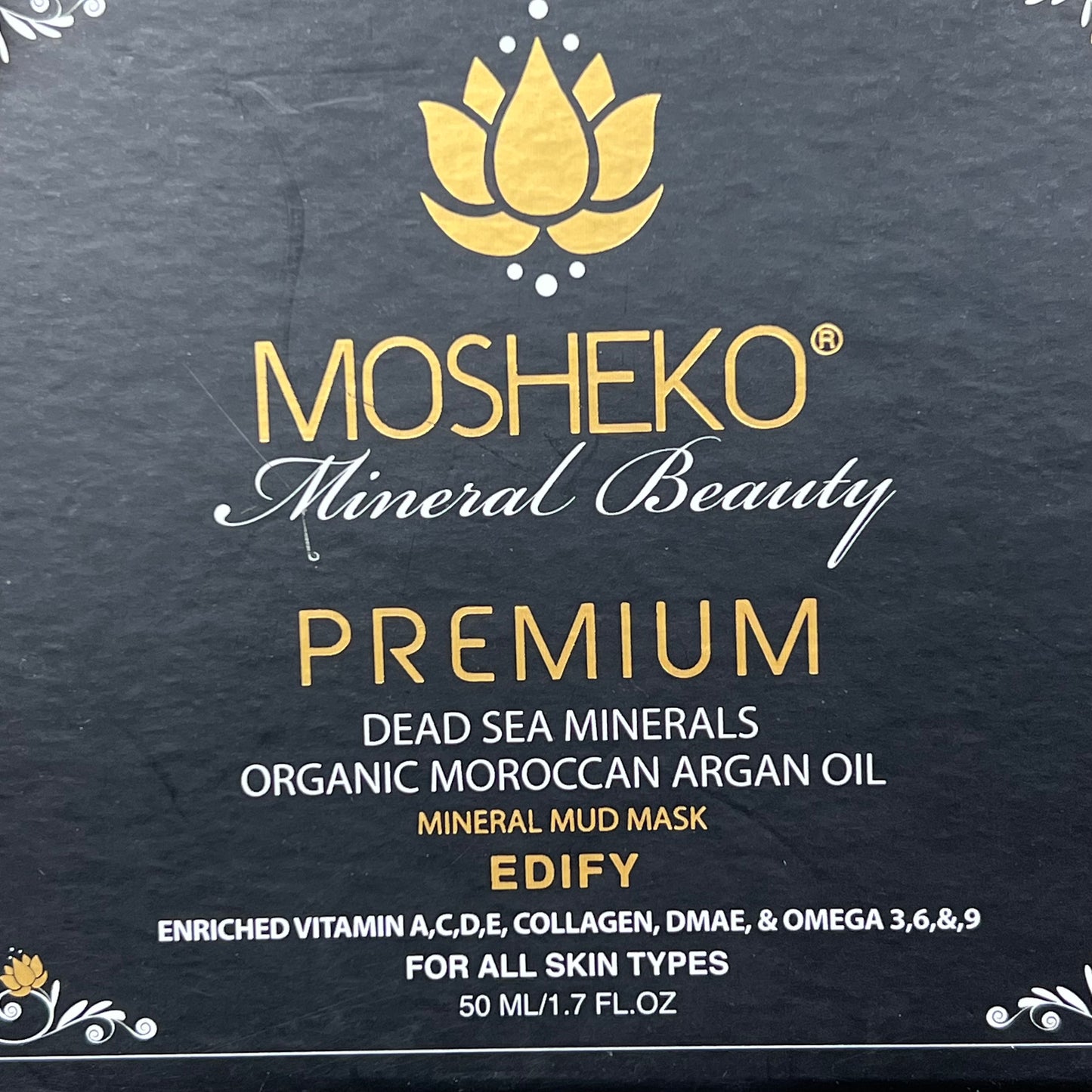 ZA@ MOSHEKO Mineral Beauty Premium Dead Sea Minerals For All Skin Types 1.7 fl oz BB 24 Months After Opening