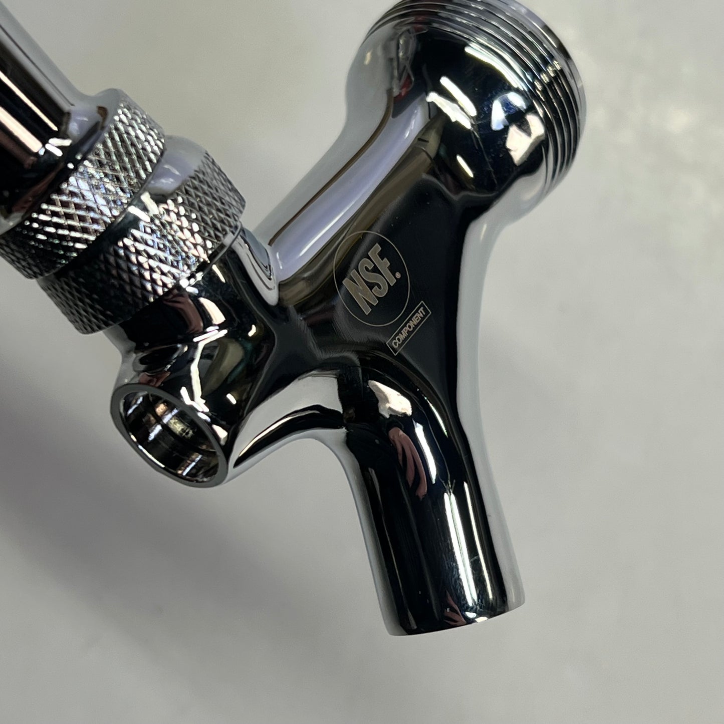 TALOS Stainless Steel 4-Tap Beer Tower W/ Column Chrome/Black 178TOWERQUAD