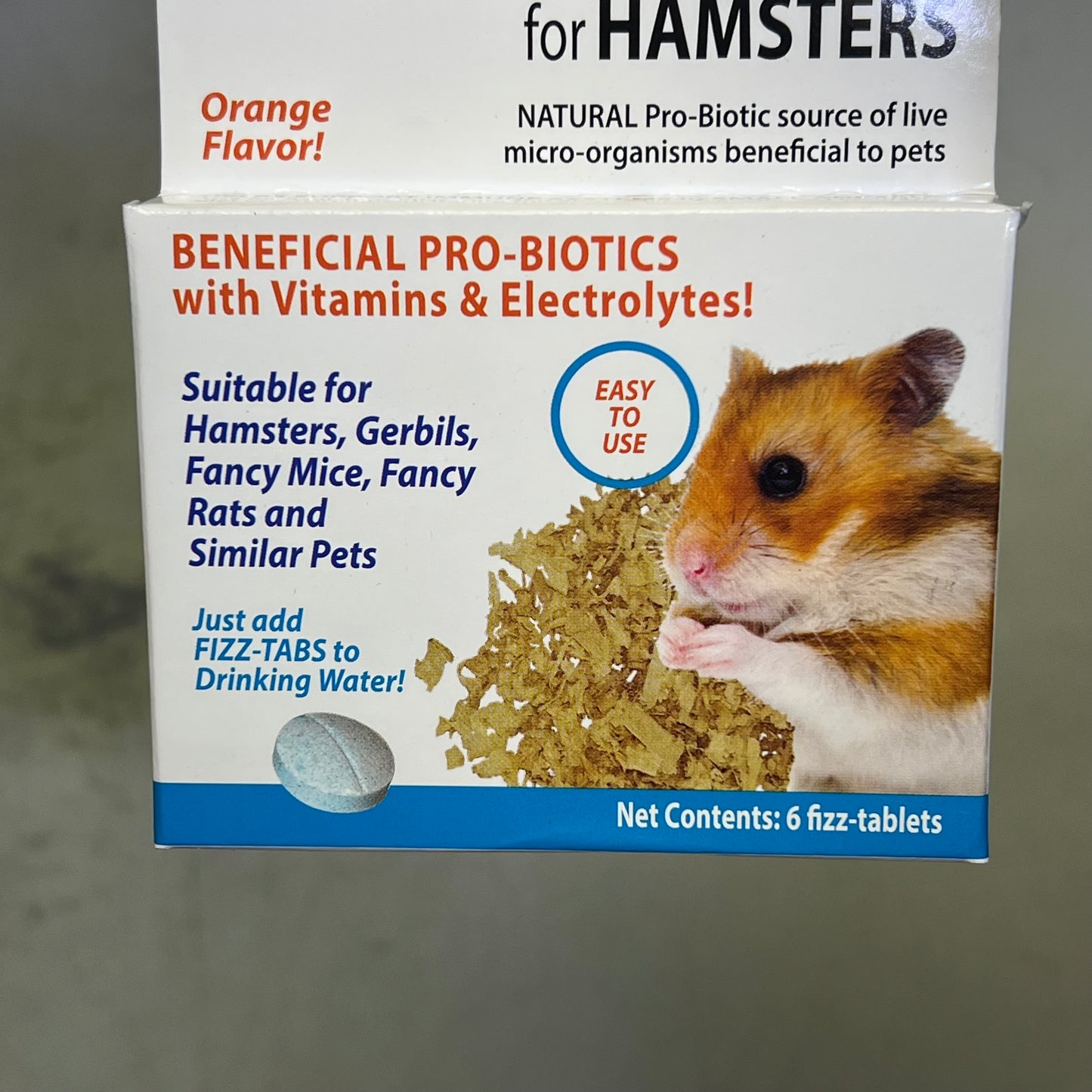 OASIS (2 PACK) Alive & Well Hamsters Natural Pro-Biotic Source 6 Tabs 80063