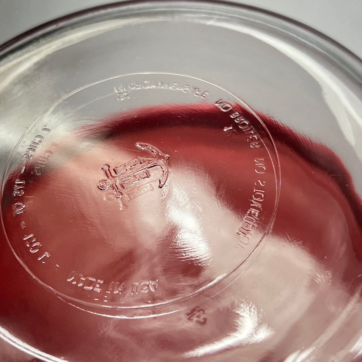 ZA@ ANCHOR (26 PIECE SET) Glass Food Storage Set Snug Fit Lids 1,2,3 & 7 Cup Red 14607ECOM A