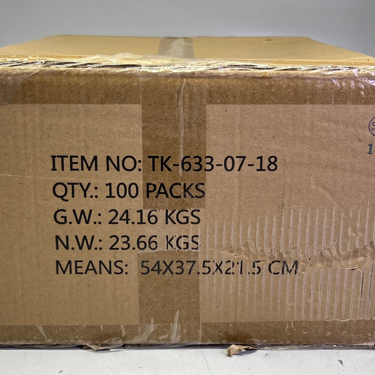 ZA@ (10000 Skewers) Width Flat Stick Bamboo Skewer Sz 7"L, TK-633-07-18 A