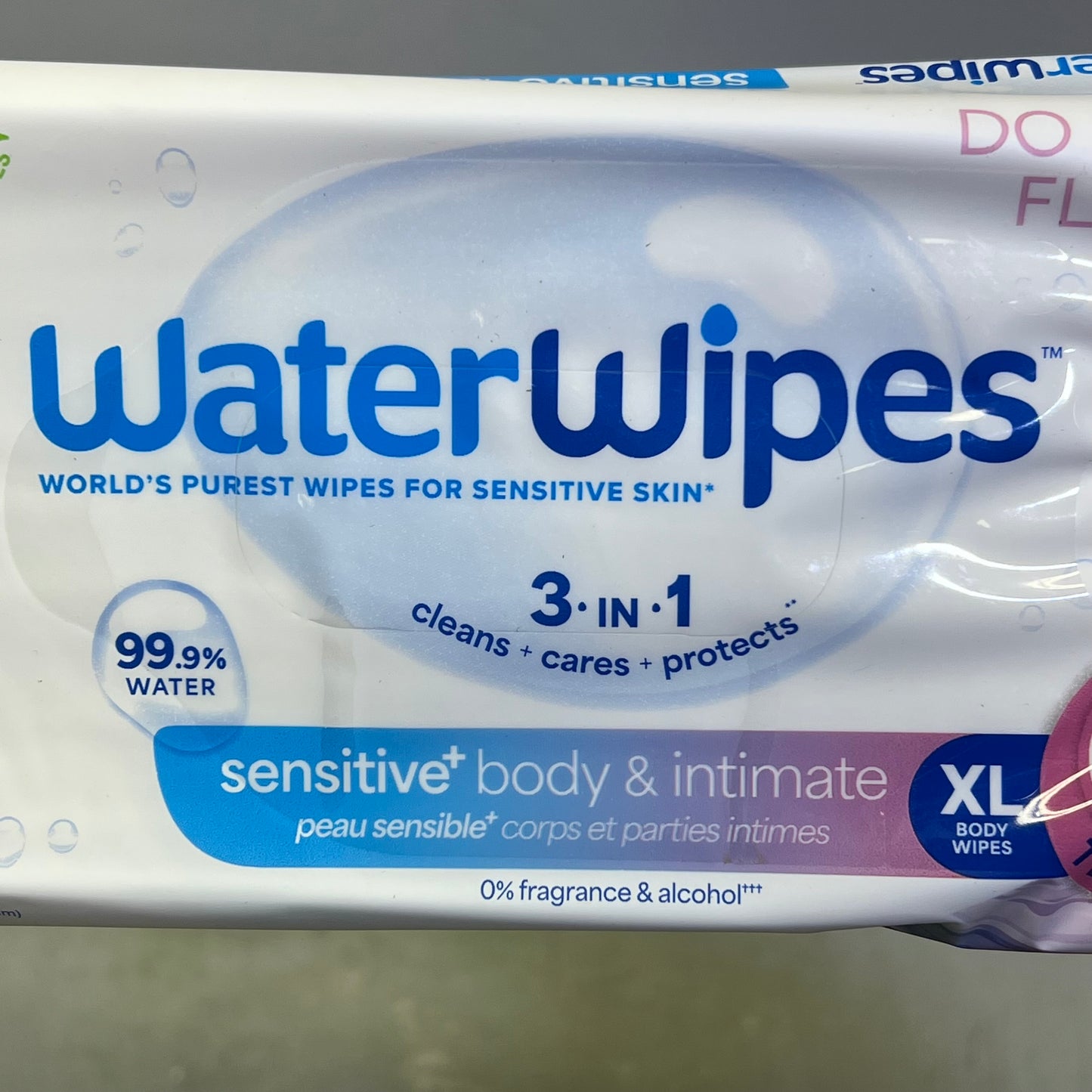ZA@ WATER WIPES (12 PACK, 30 WIPES EACH) Sensitive Body & Intimate 3-In-1 Wipes XL BB 02/25
