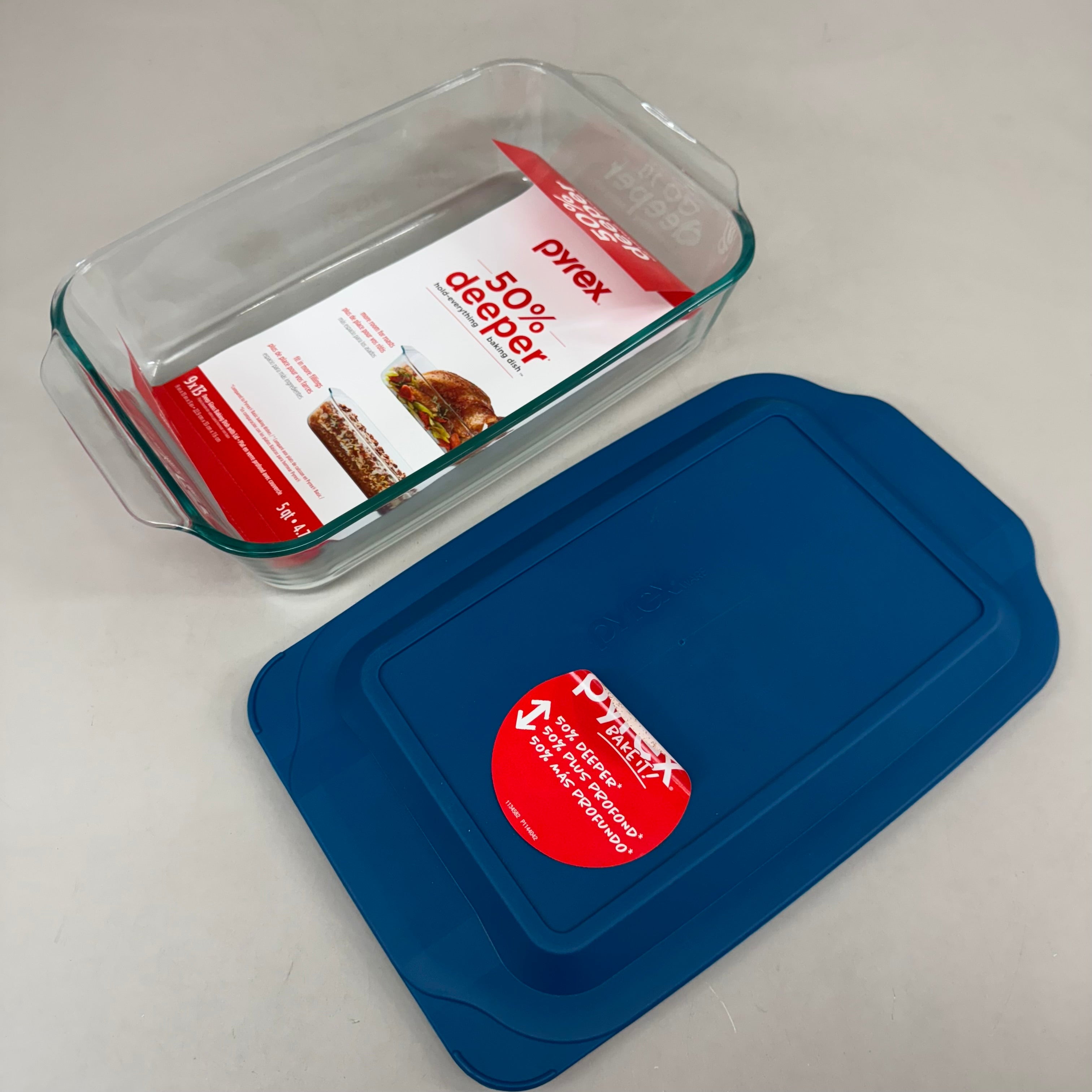 ZA@ PYREX Rectangular Glass Baking Dish 9