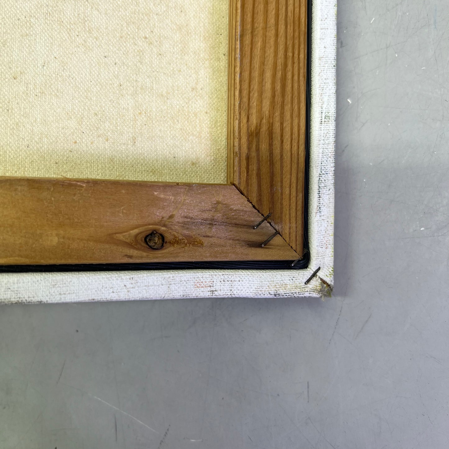 VERNA MARIE (CAMPBELL) Textured Oil Panting On Canvas Desert Mountains 24"x20"